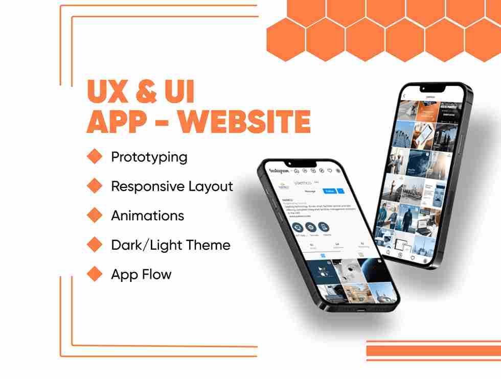 I will design modern UI UX for your app or website