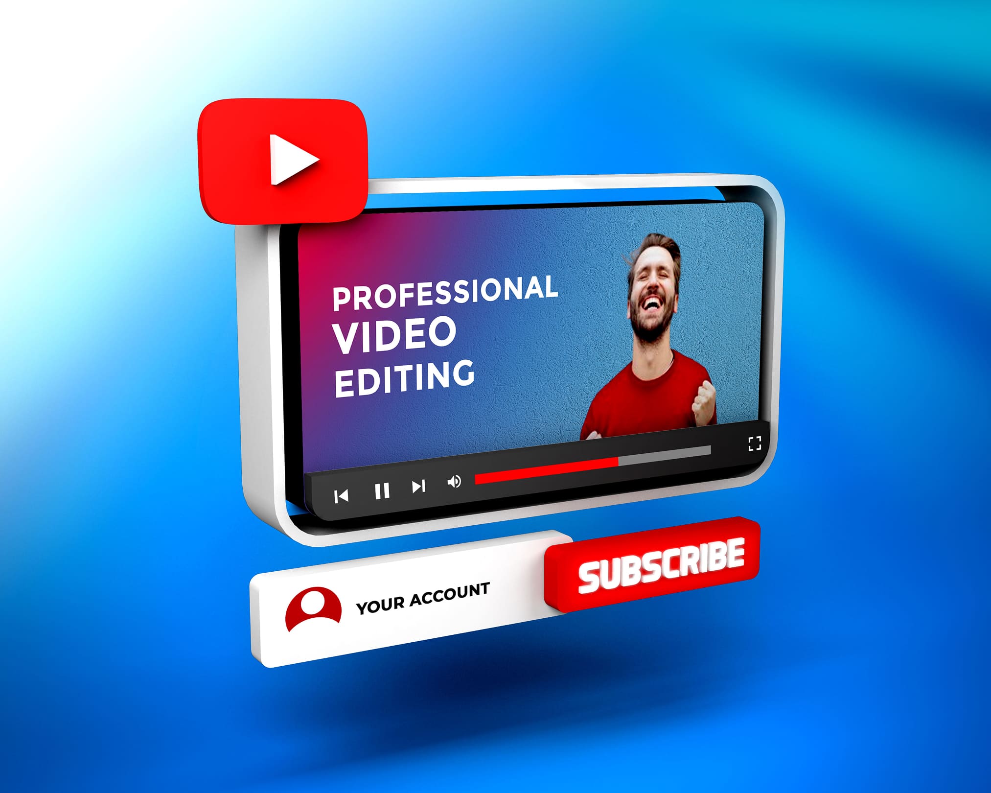 I will professionally edit your YouTube videos for any platform